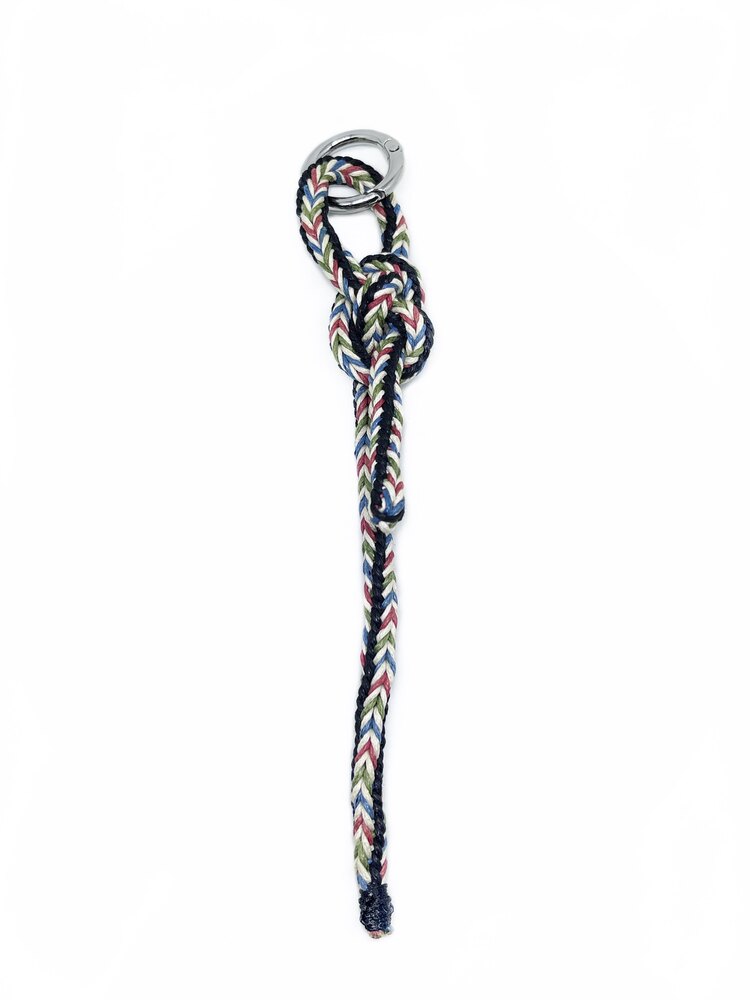 Handmade Braided Rope Bag Charm