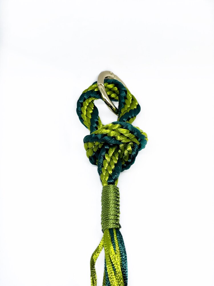 Handmade Braided Rope Bag Charm
