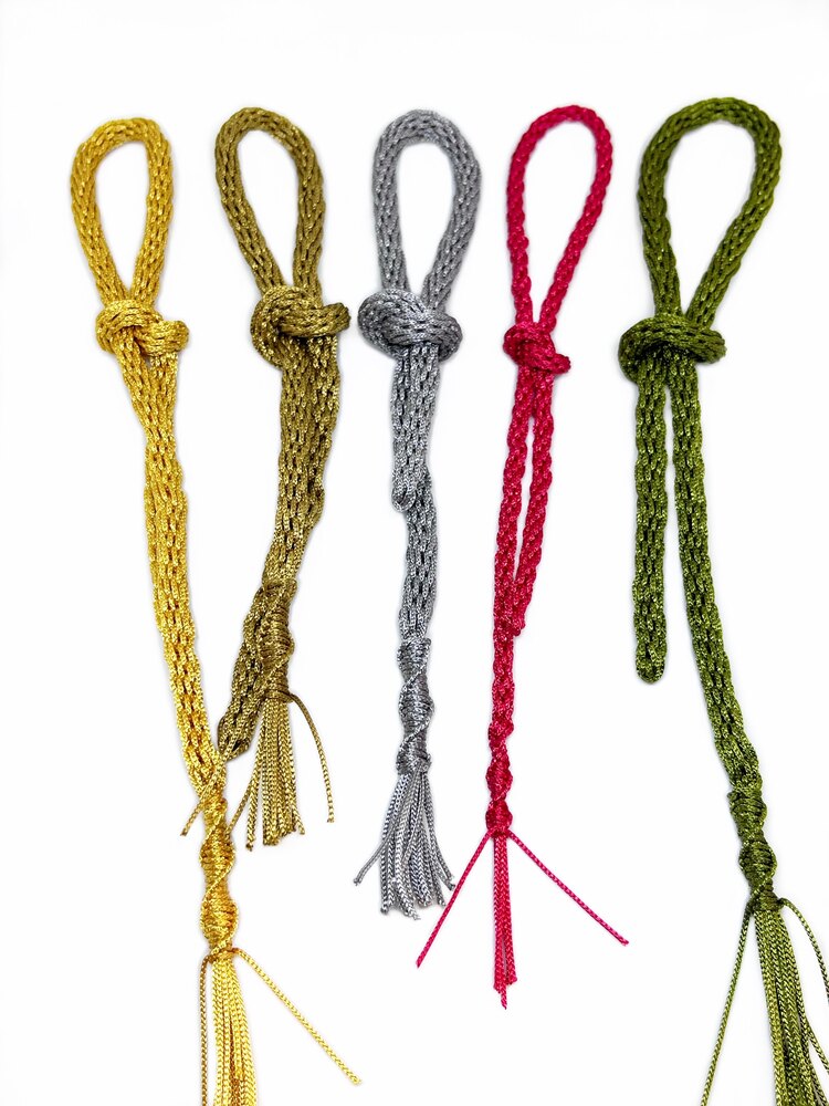 Handmade Braided Rope Bag Charm