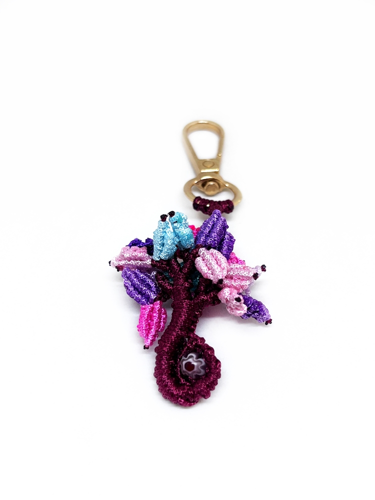Handmade Macrame Tree of Life Charm