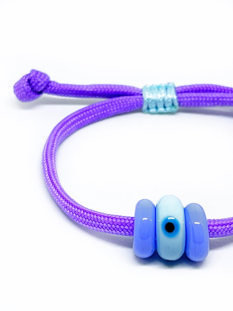Handmade Paracord Evil Eye Bracelet
