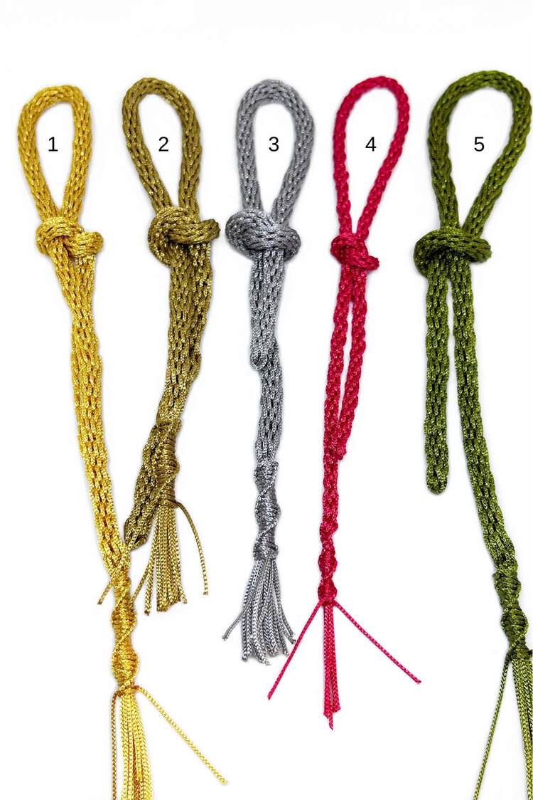 Handmade Braided Rope Bag Charm
