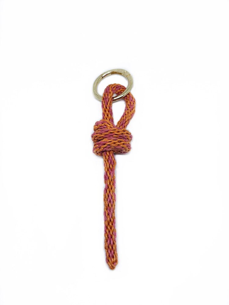 Handmade Braided Rope Bag Charm