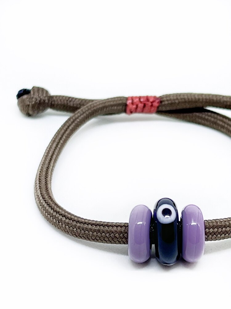 Handmade Paracord Evil Eye Bracelet