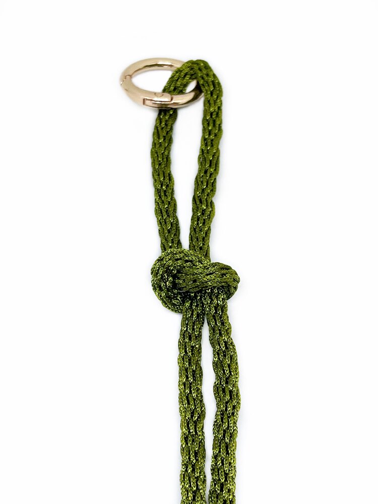Handmade Braided Rope Bag Charm