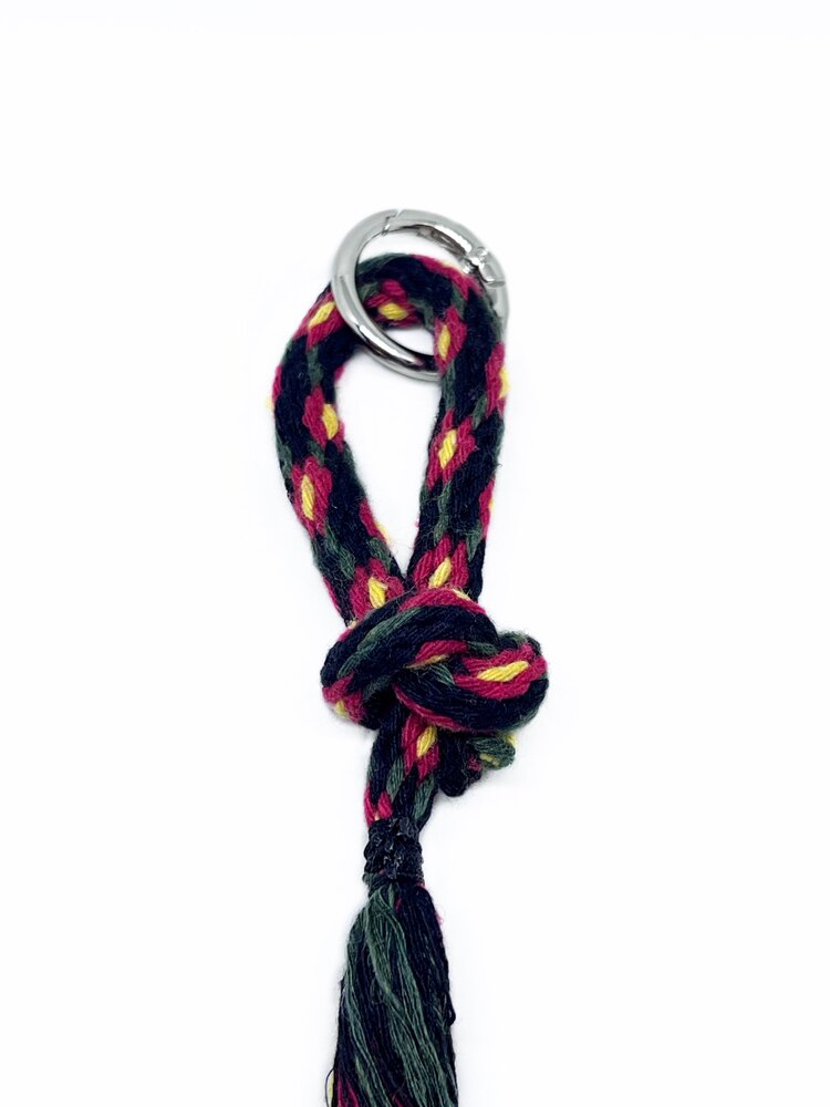 Handmade Braided Rope Bag Charm
