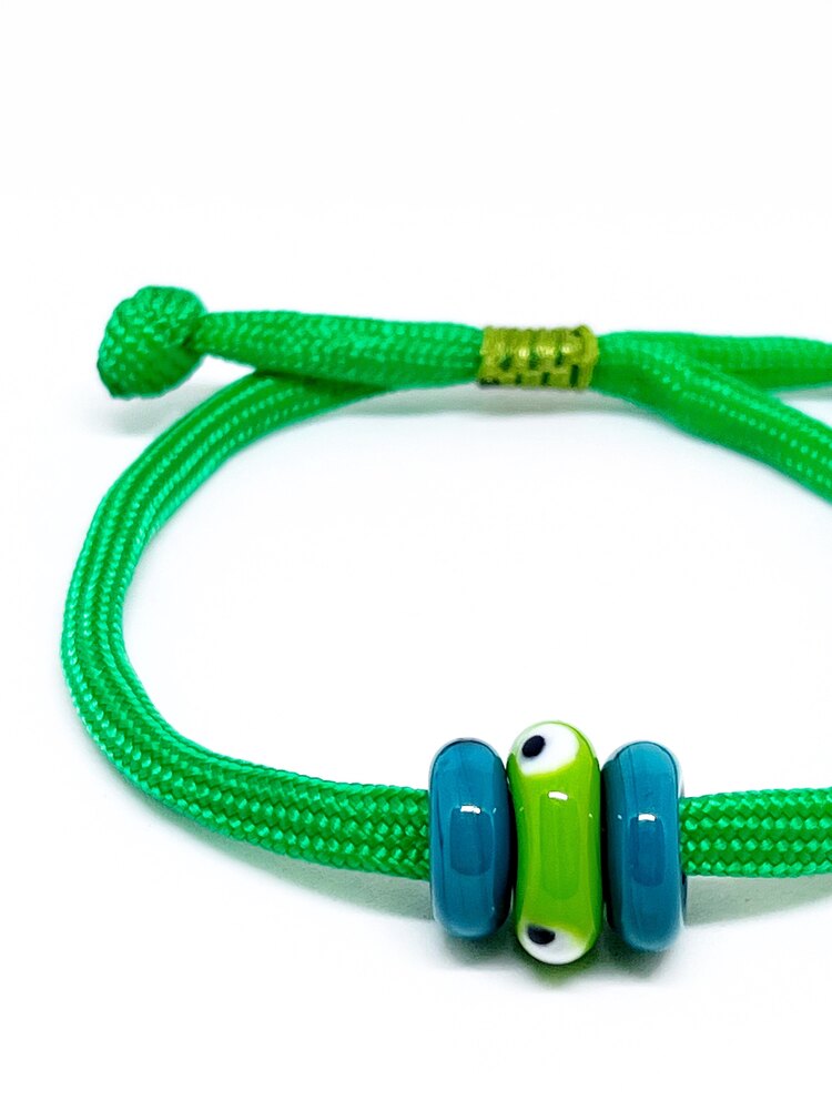 Handmade Paracord Evil Eye Bracelet