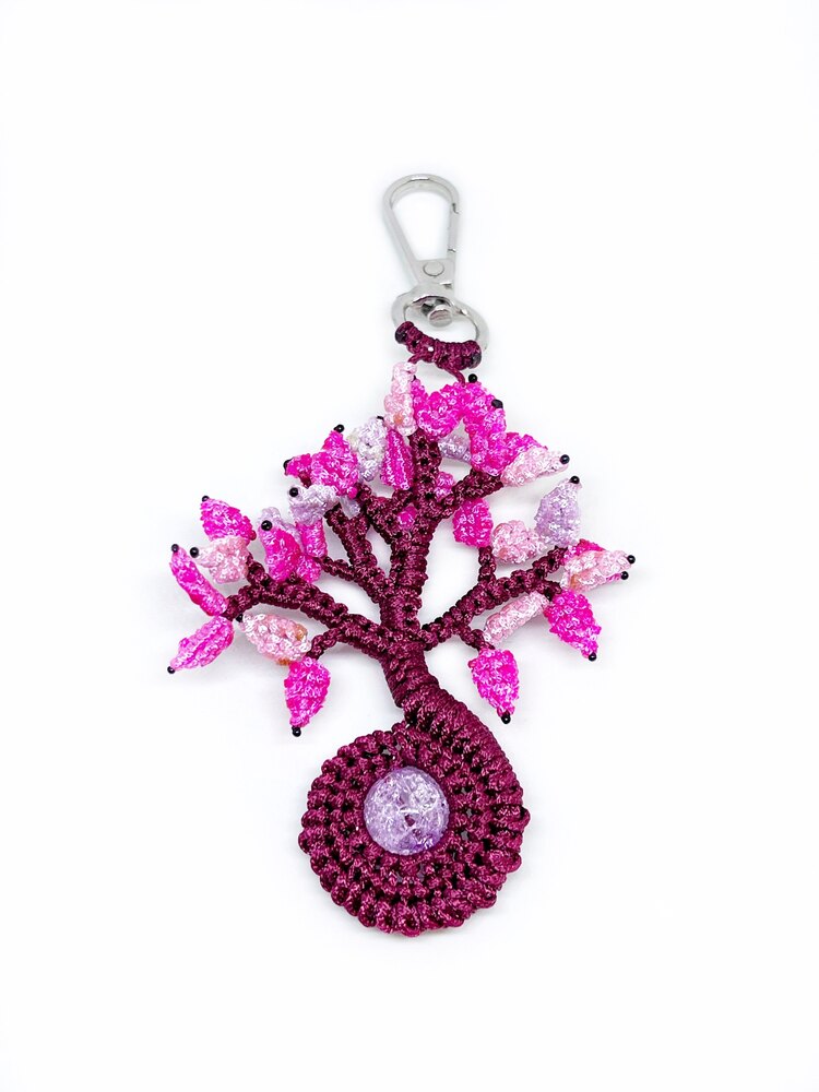 Handmade Macrame Tree of Life Charm