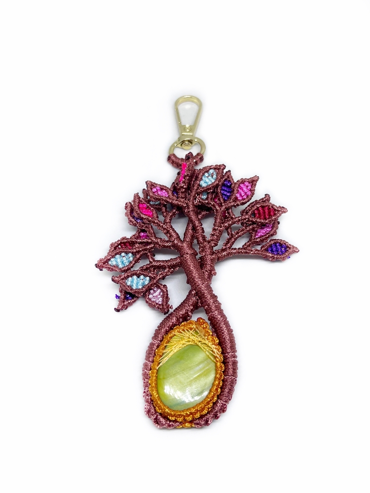 Handmade Macrame Tree of Life Charm