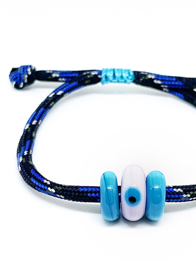 Handmade Paracord Evil Eye Bracelet