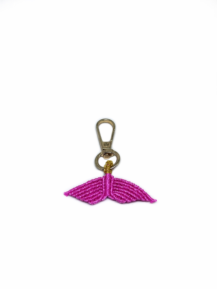 Handmade Macrame Wing Charm