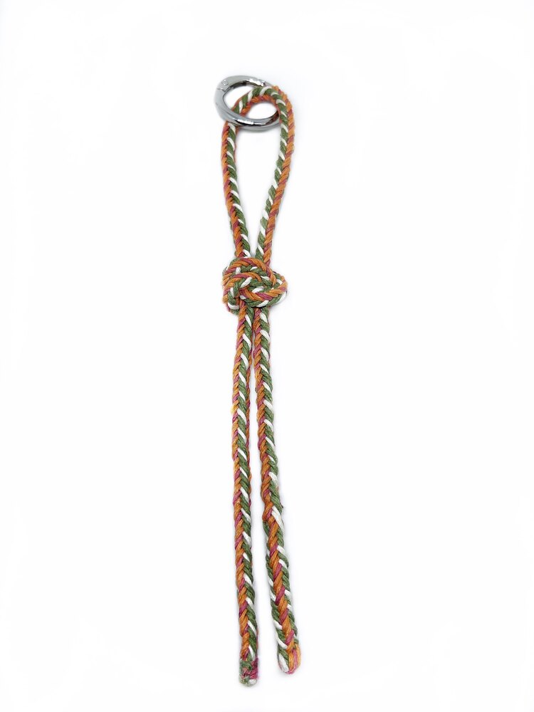 Handmade Braided Rope Bag Charm