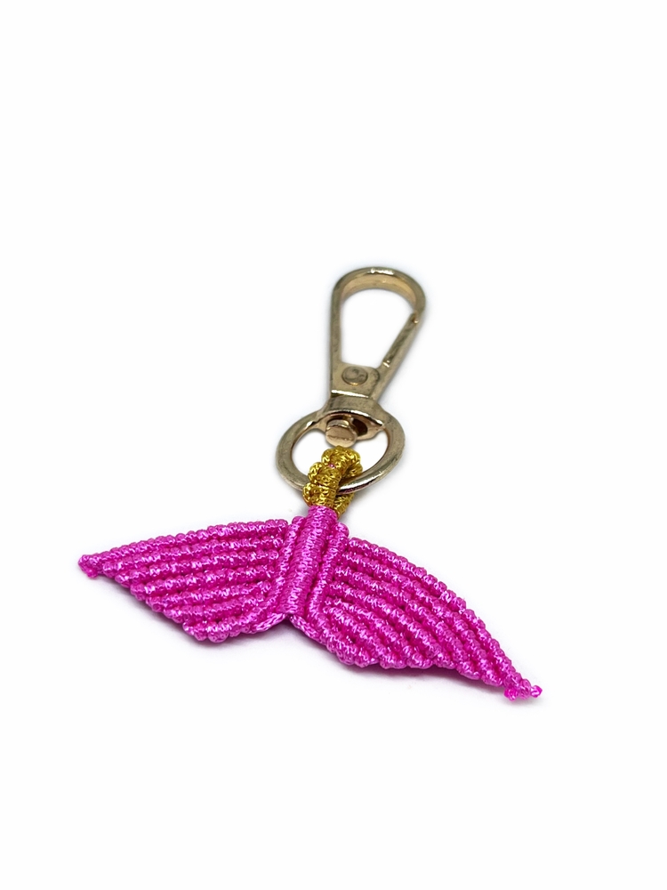 Handmade Macrame Wing Charm