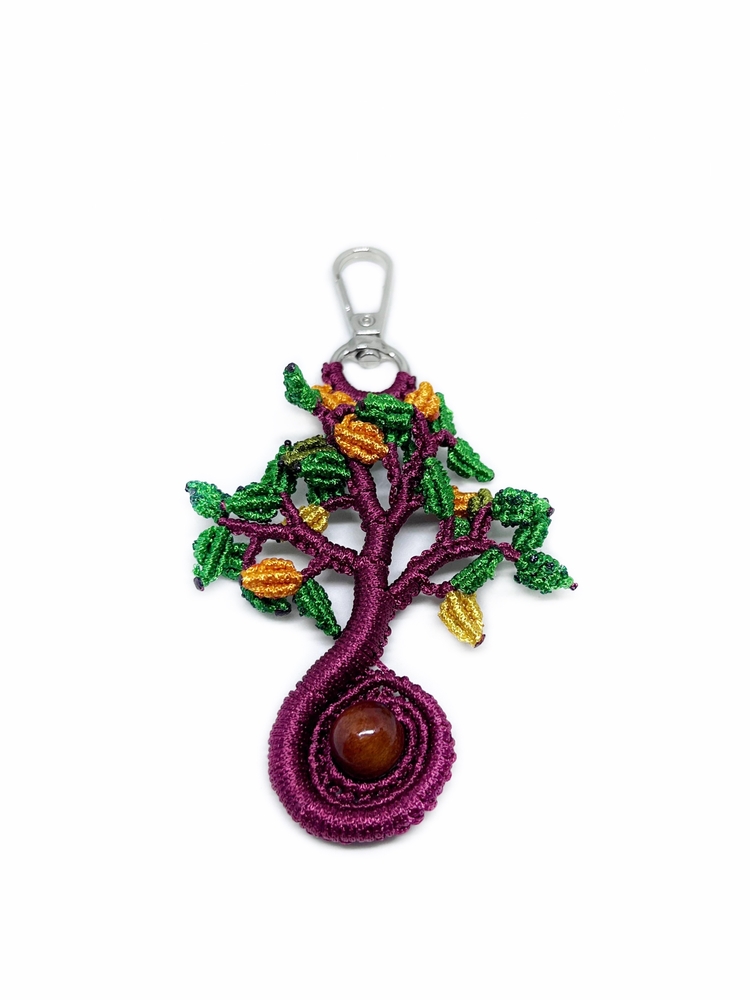Handmade Macrame Tree of Life Charm