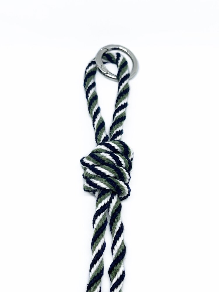 Handmade Braided Rope Bag Charm