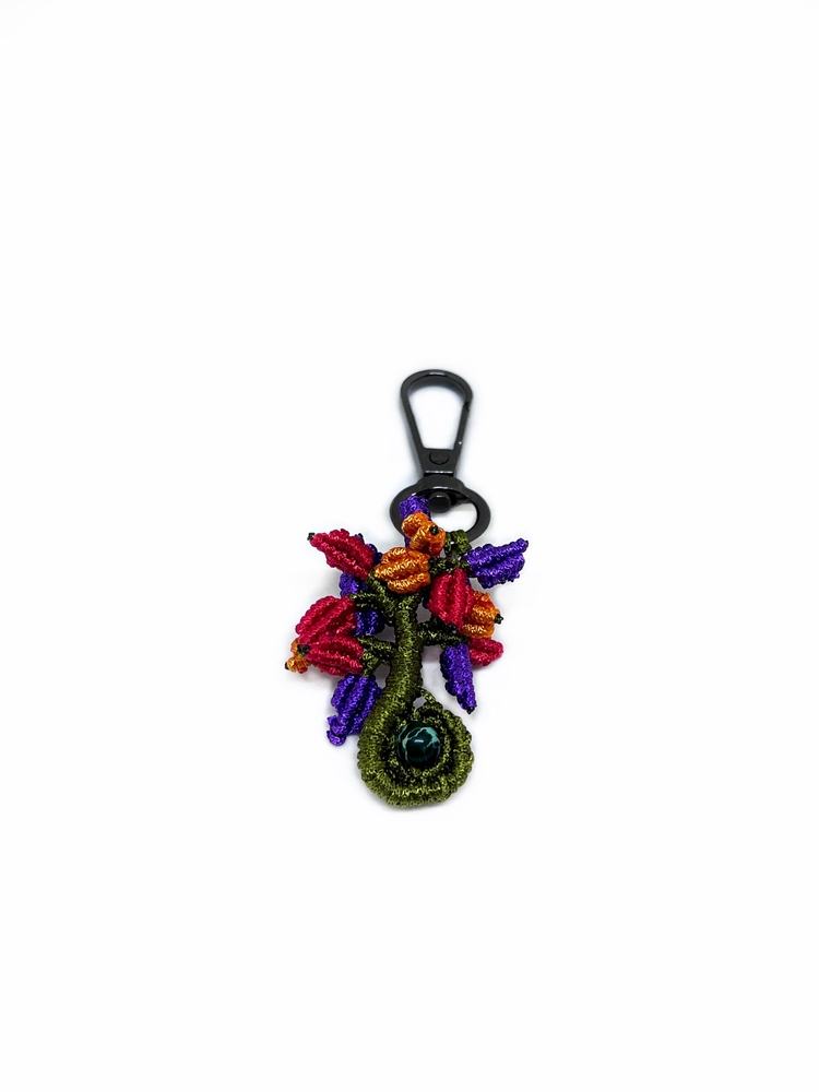 Handmade Macrame Tree of Life Charm