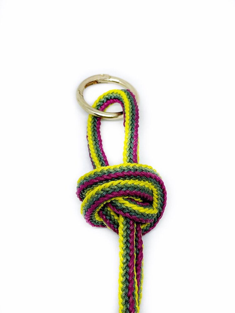Handmade Braided Rope Bag Charm