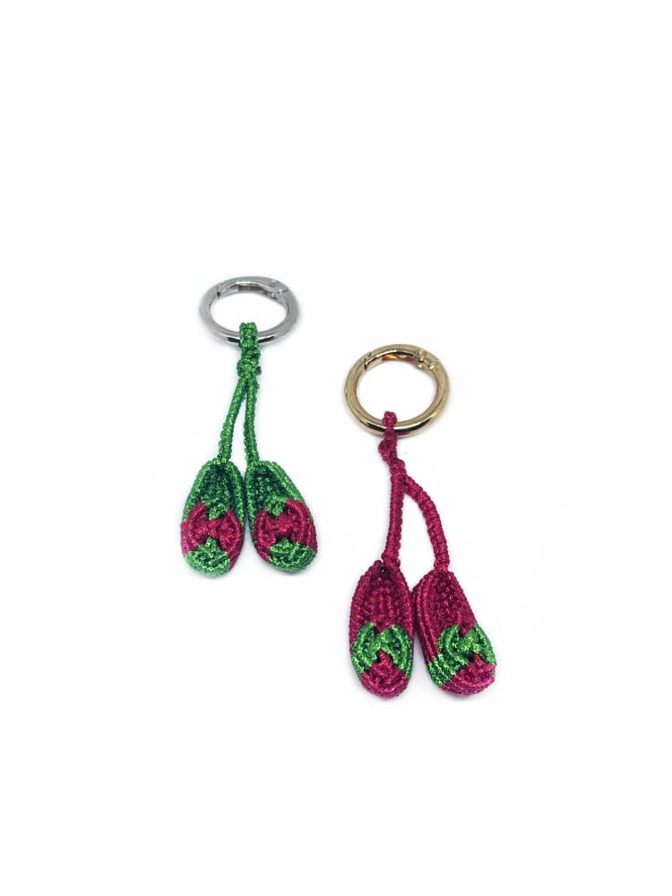 Handmade Macrame Bootie Charm