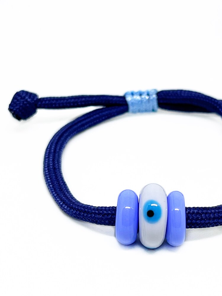 Handmade Paracord Evil Eye Bracelet