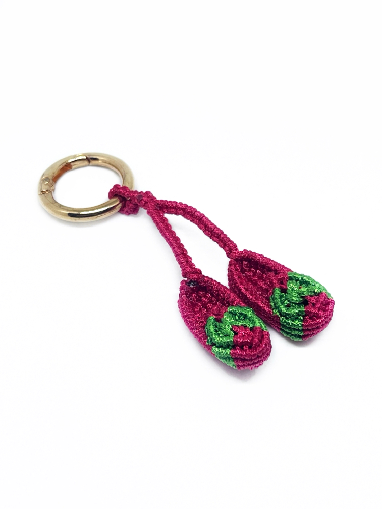 Handmade Macrame Bootie Charm
