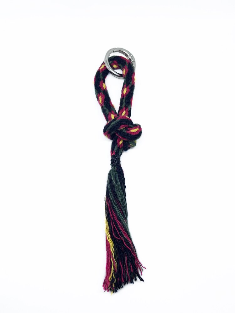 Handmade Braided Rope Bag Charm