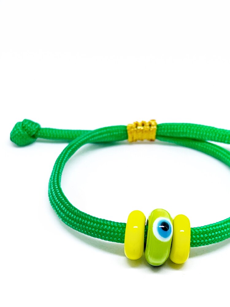 Handmade Paracord Evil Eye Bracelet