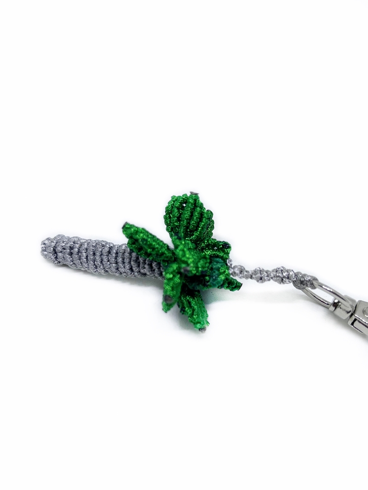 Handmade Macrame Palm Tree Charm