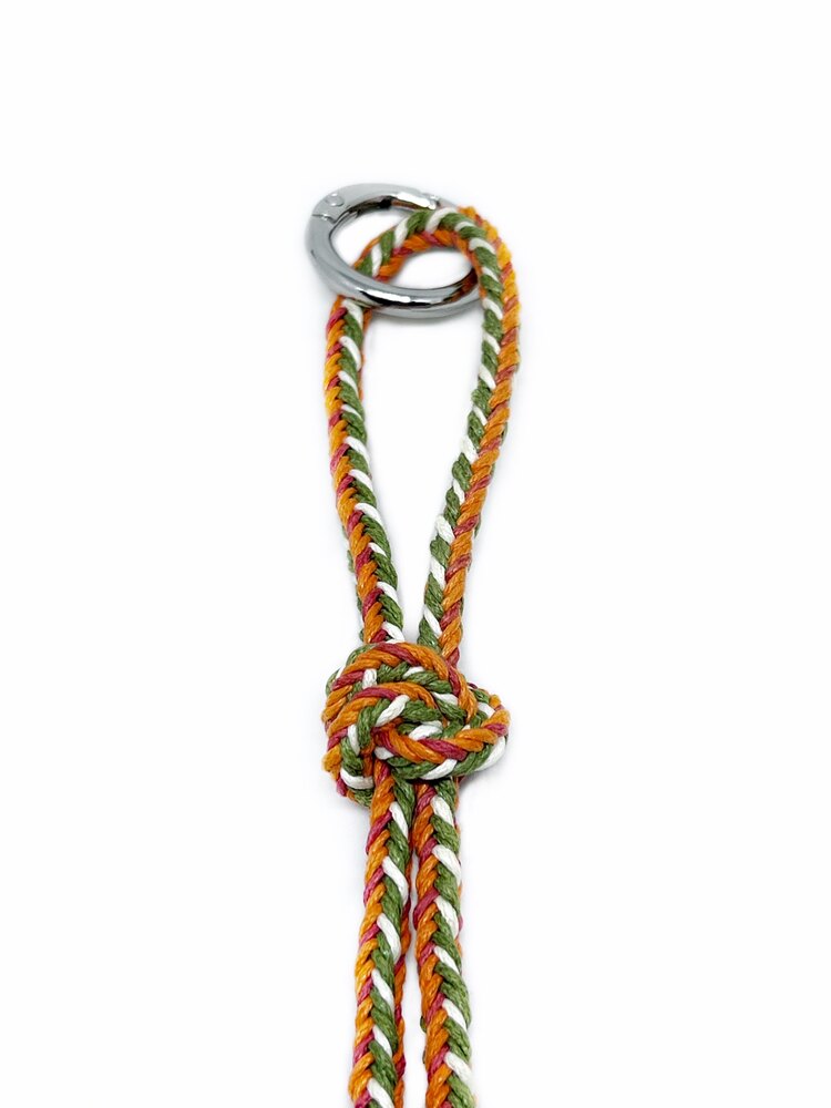 Handmade Braided Rope Bag Charm