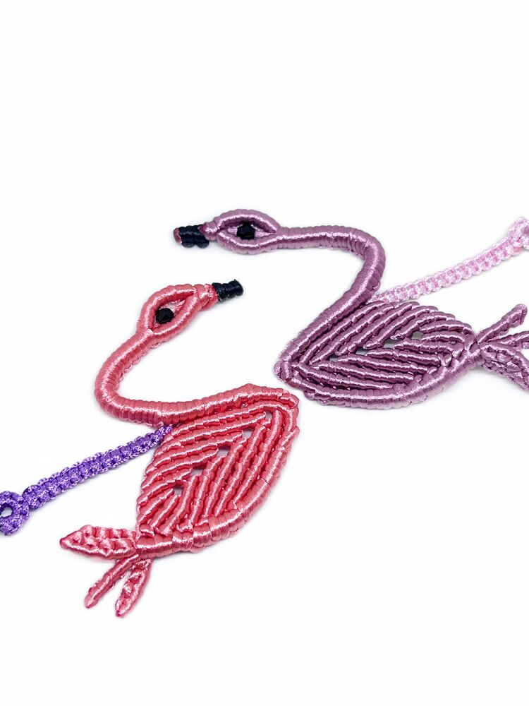 Handmade Swan Couple Charm