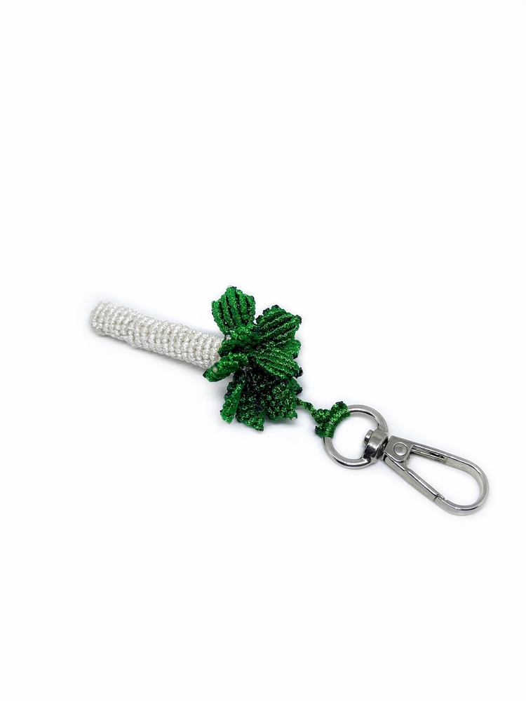 Handmade Macrame Palm Tree Charm