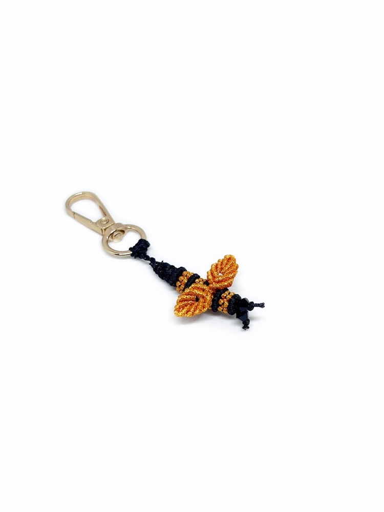 Handmade Macrame Bee Charm