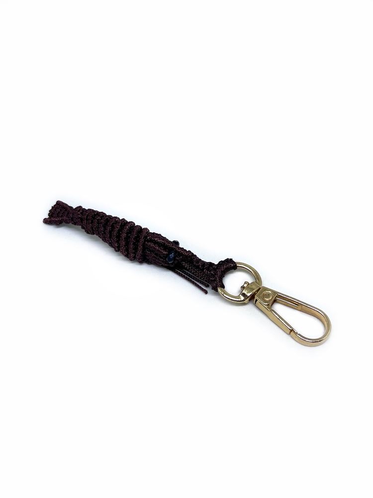 Handmade Macrame Shrimp Charm