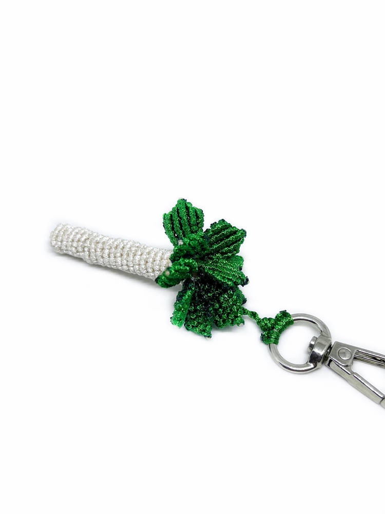 Handmade Macrame Palm Tree Charm