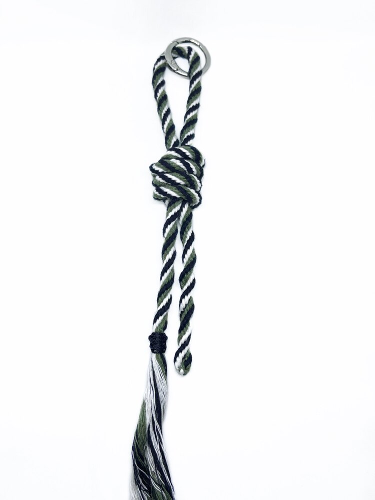 Handmade Braided Rope Bag Charm