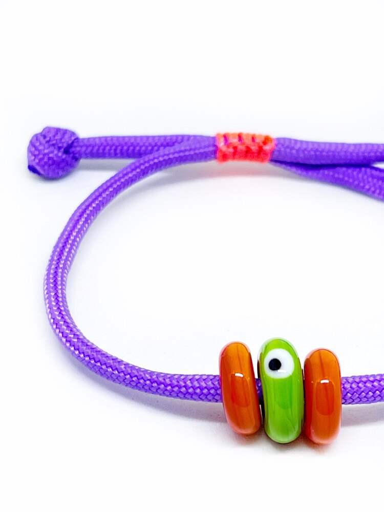 Handmade Paracord Evil Eye Bracelet