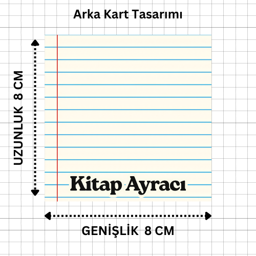 Manyetik Kitap Ayracı – Kişiye, Firmaya Özel Tasarım (4 Adet)