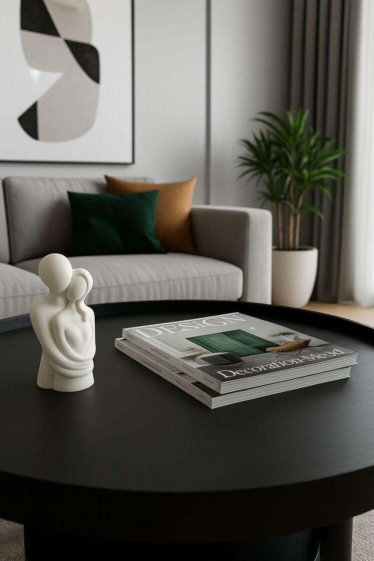 Dekoratif Minimal Sarılan Çift