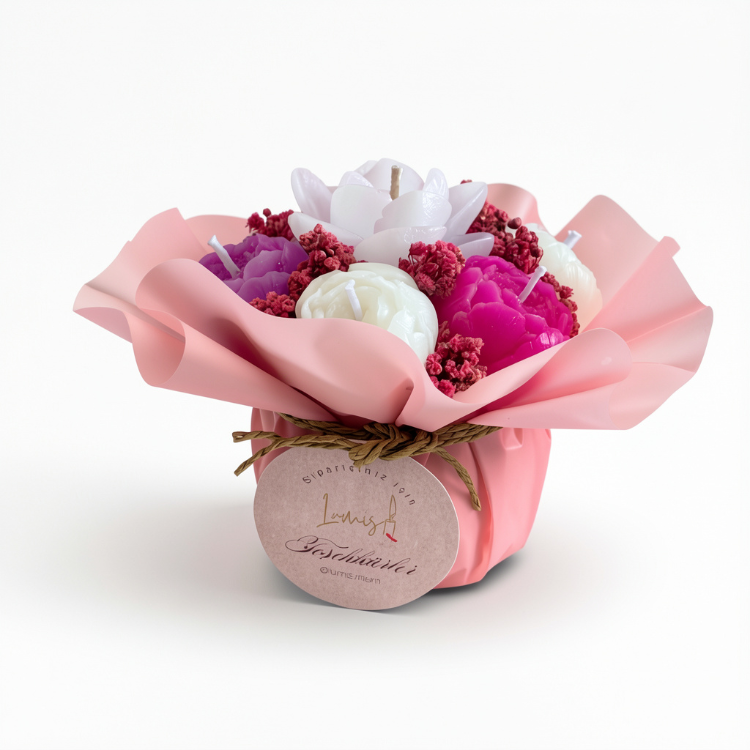 Lotus Flower Mum Buketi