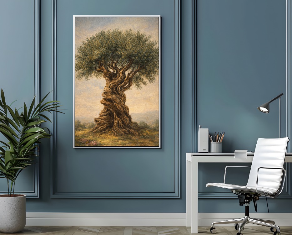 Kadim Zeytin Ağacı – Fine Art Duvar Tablosu (Dijital PDF)