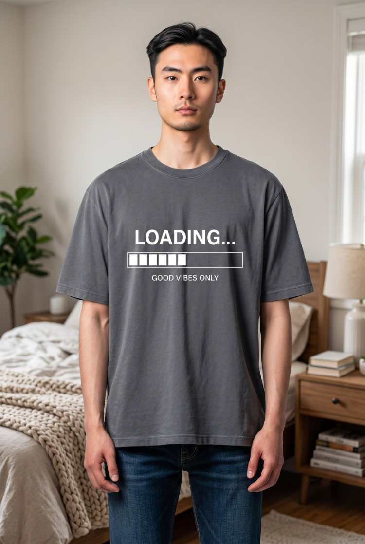 Lumora Oversize Unisex Baskılı Tişört %100 Pamuk Premium Streetwear – Loading