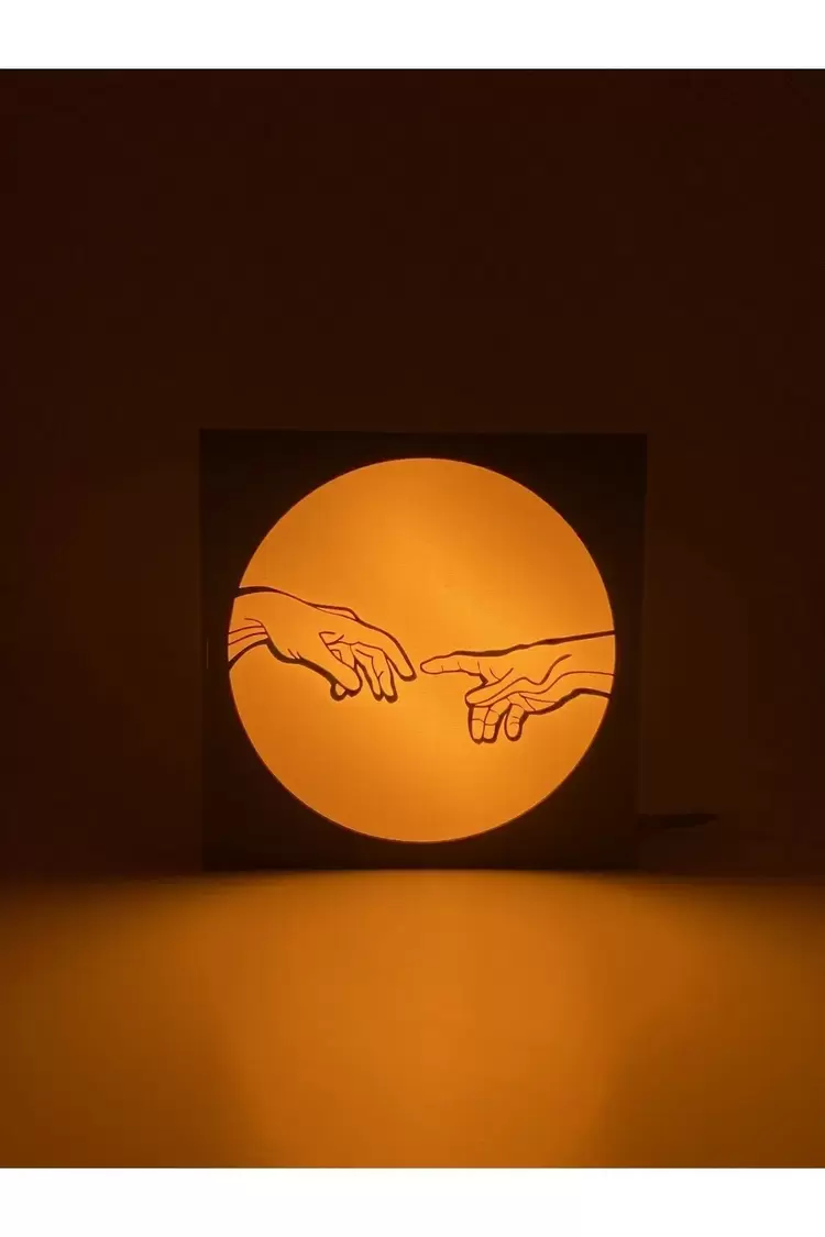 Minimalist Çizim Tasarım - Işıklı Dekor