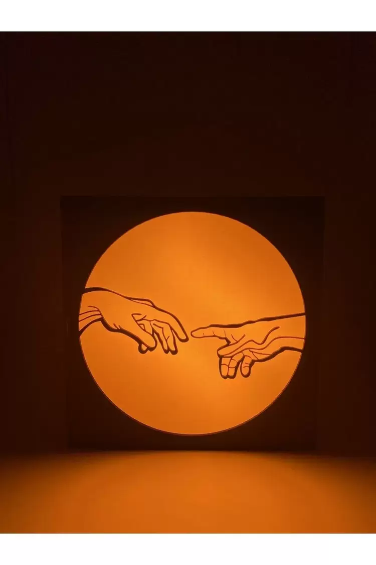 Minimalist Çizim Tasarım - Işıklı Dekor