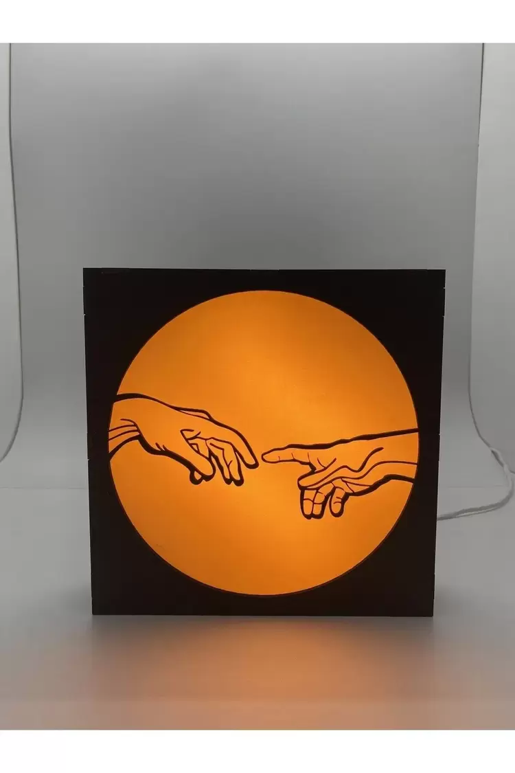 Minimalist Çizim Tasarım - Işıklı Dekor