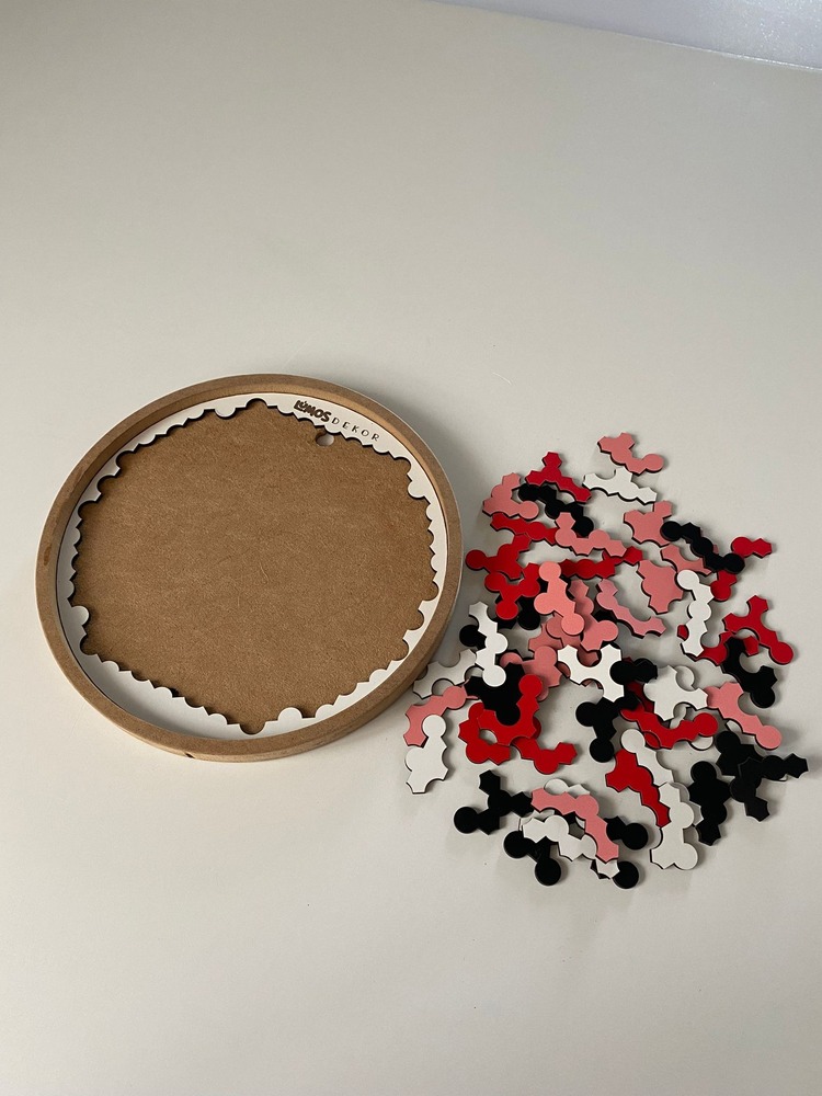 Çok zor 4 Renkli Puzzle Çocuk ve Yetişkin Oyunu Zeka Oyunu