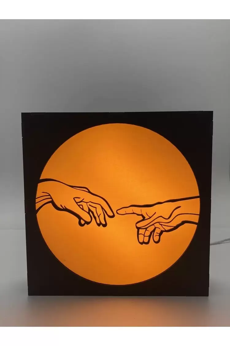 Minimalist Çizim Tasarım - Işıklı Dekor