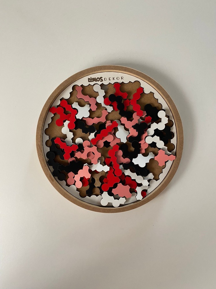 Çok zor 4 Renkli Puzzle Çocuk ve Yetişkin Oyunu Zeka Oyunu