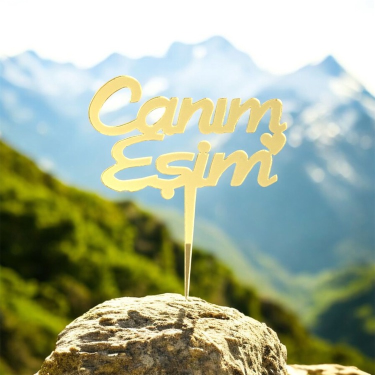 Doğum Günü Pasta Süsü - Canım Eşim