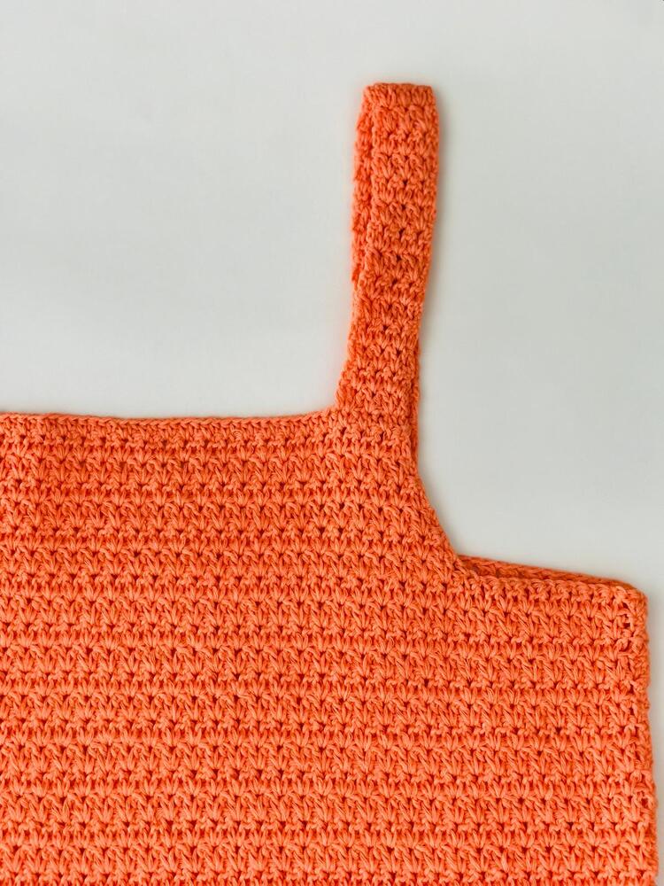 Çiçek Motifli El İşi Crop Top 