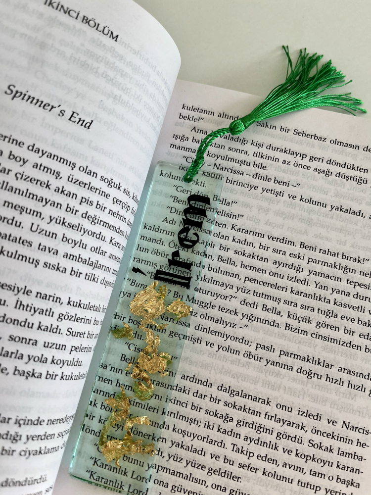 Epoksi Kitap Ayracı & Bardak Altlığı