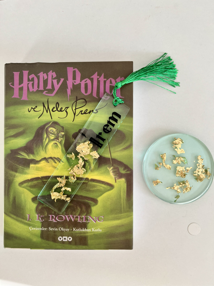 Epoksi Kitap Ayracı & Bardak Altlığı